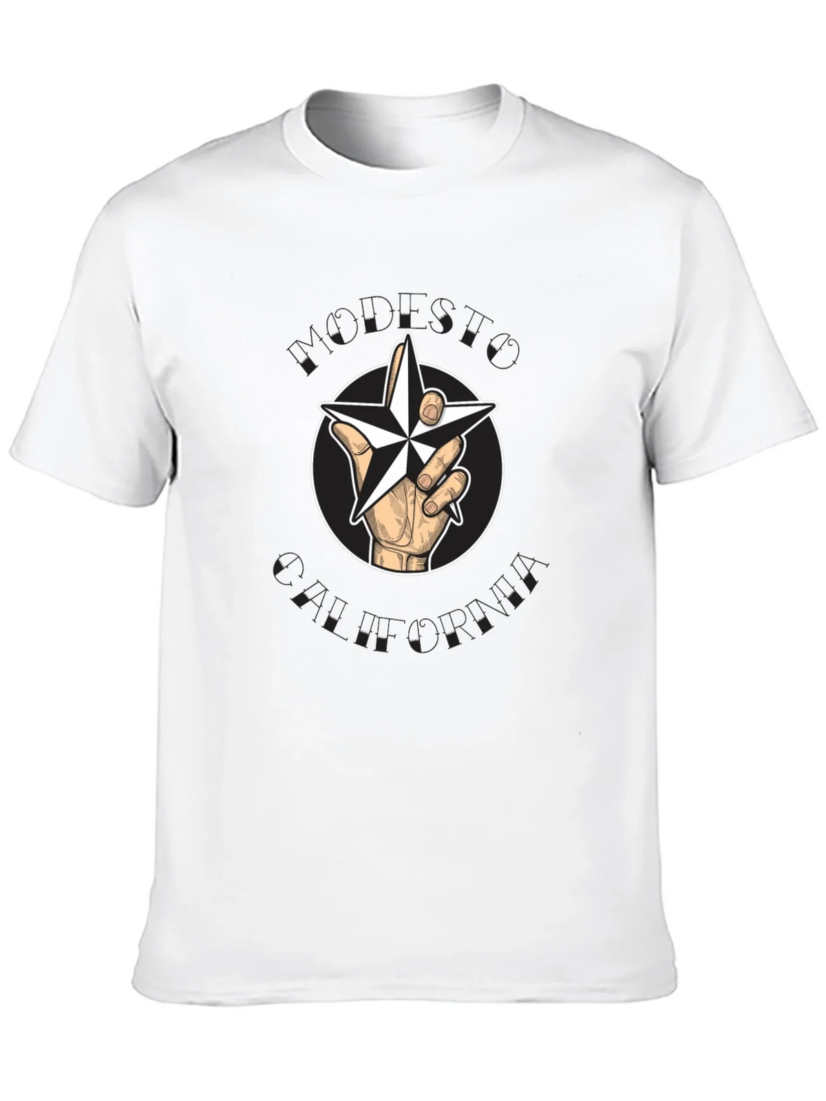 Star Hand T-Shirt - Graphic Print Cotton Tee product image 12