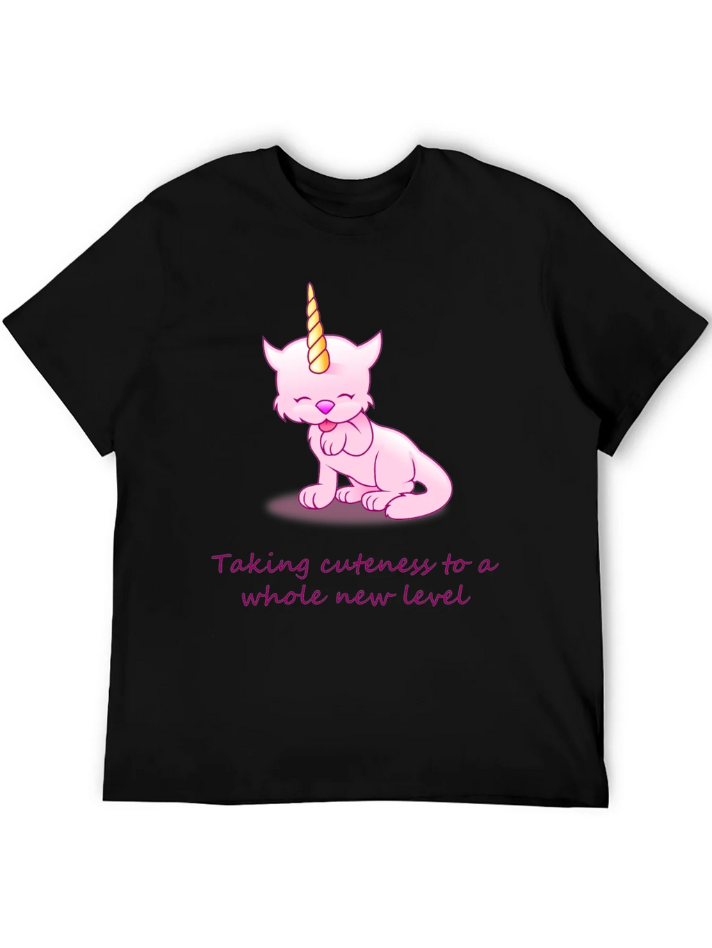Cuteness Overload: Pink Unicorn Cat Graphic Tee product image 8