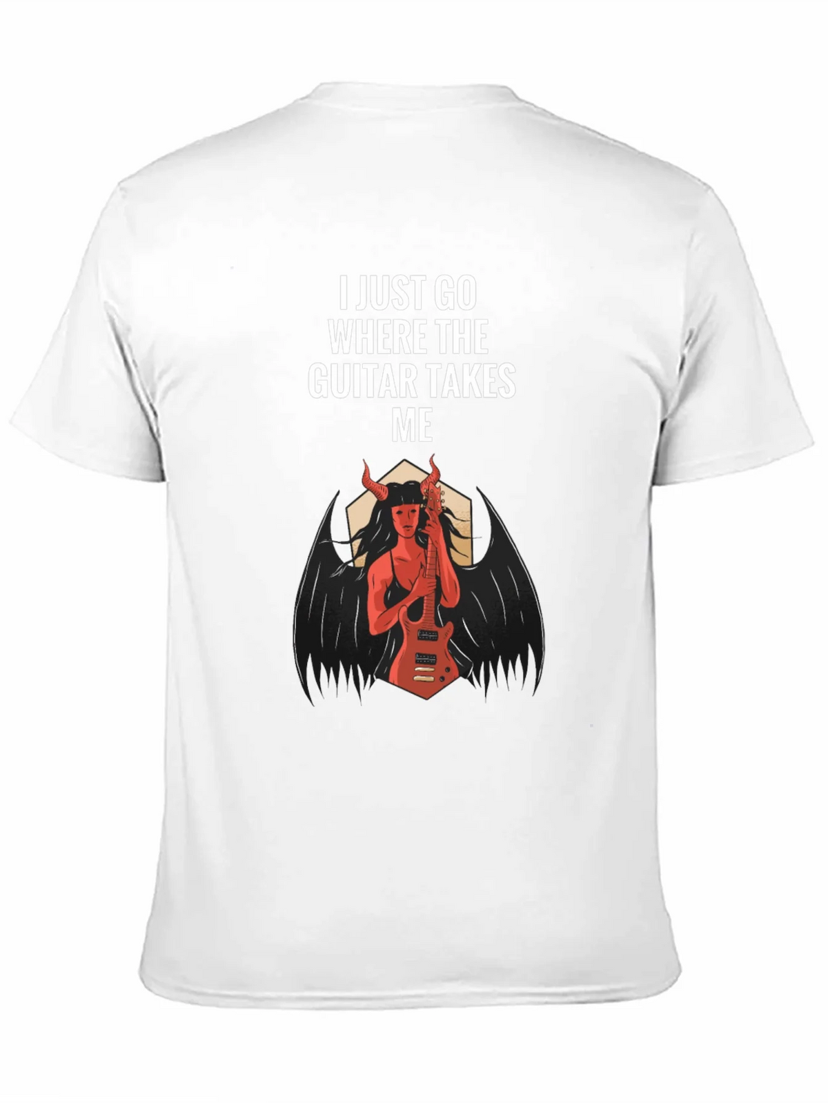 I Just Go Where The Guitar Takes Me T-Shirt product image 1