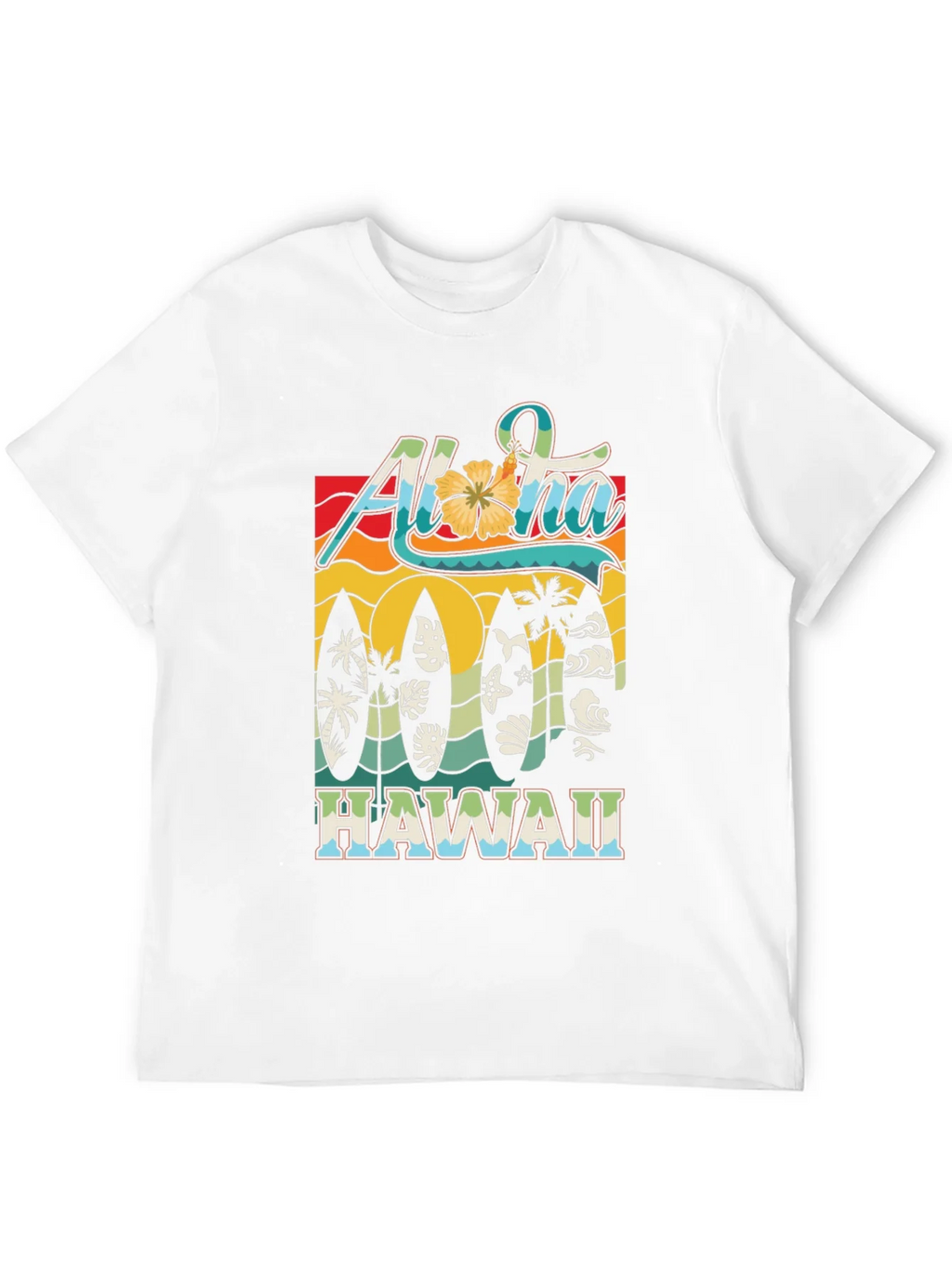 Aloha Hawaii Surfboard Tee product image 3