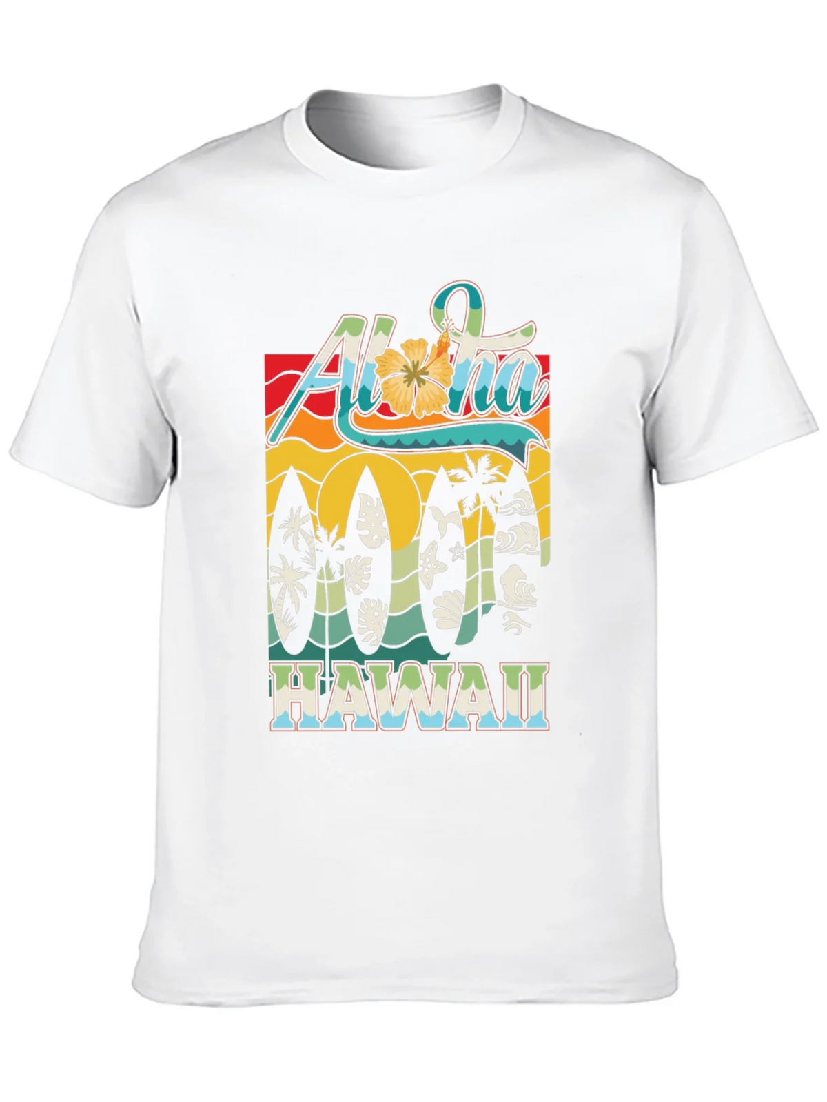 Aloha Hawaii Surfboard Tee product image 12