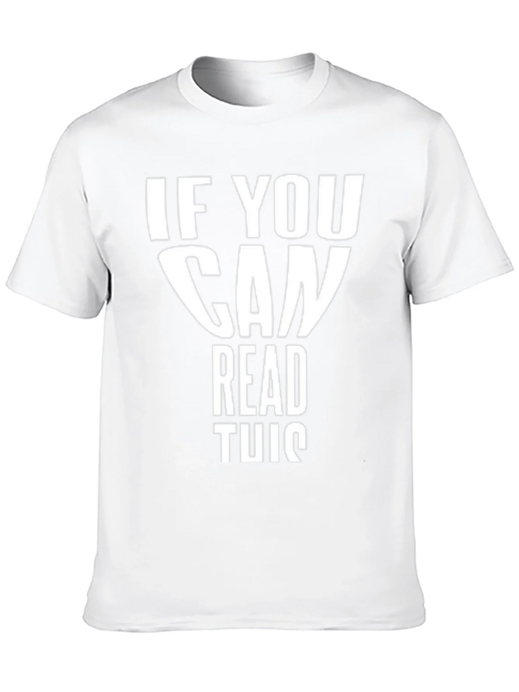 Funny If You Can Read This Black T-Shirt product image 12