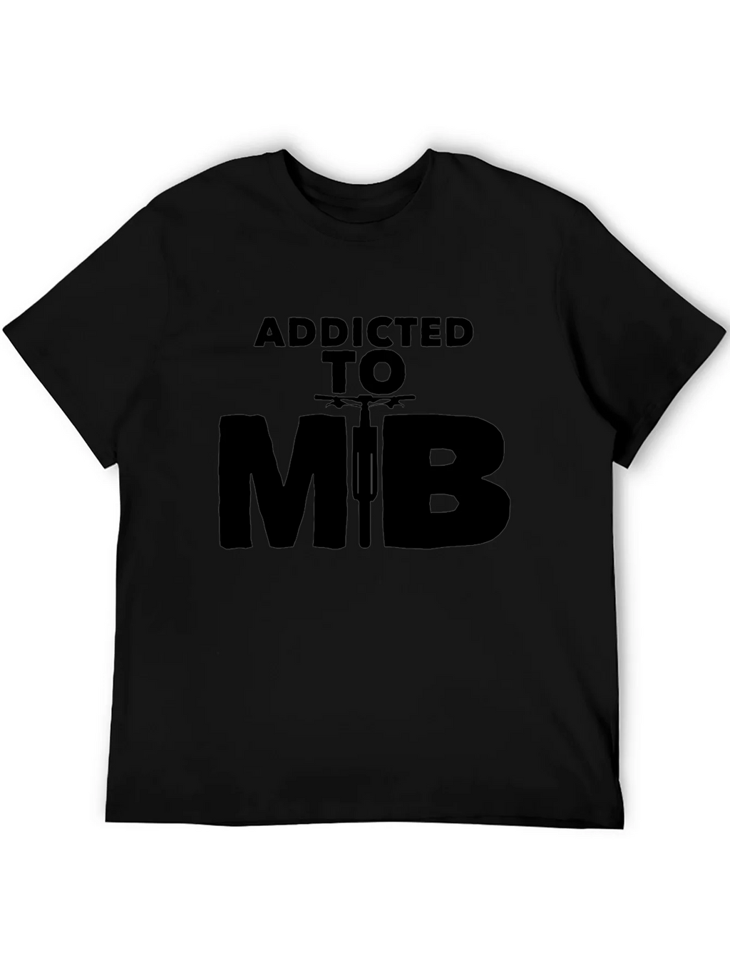 Addicted to MTB Black Graphic Tee product image 8