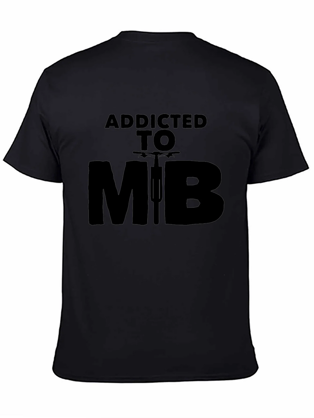 Addicted to MTB Black Graphic Tee product image 7