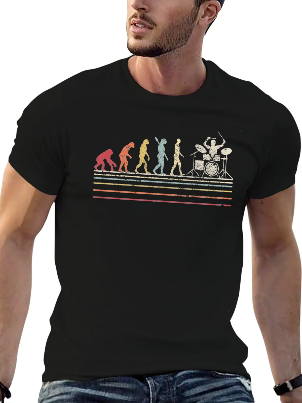 Evolution of Drummer T-Shirt product image 4