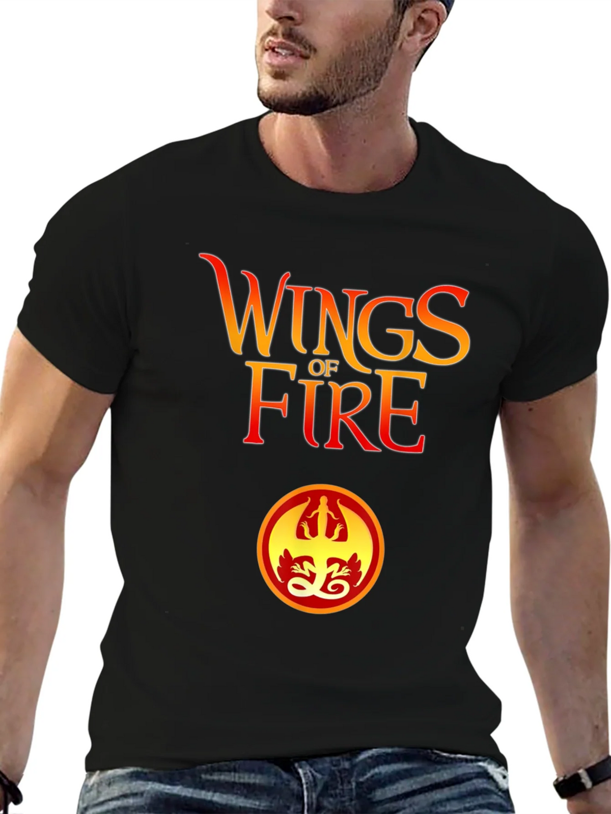 Wings of Fire Graphic Tee - Black product image 9
