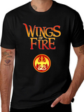 Wings of Fire Graphic Tee - Black product image 1