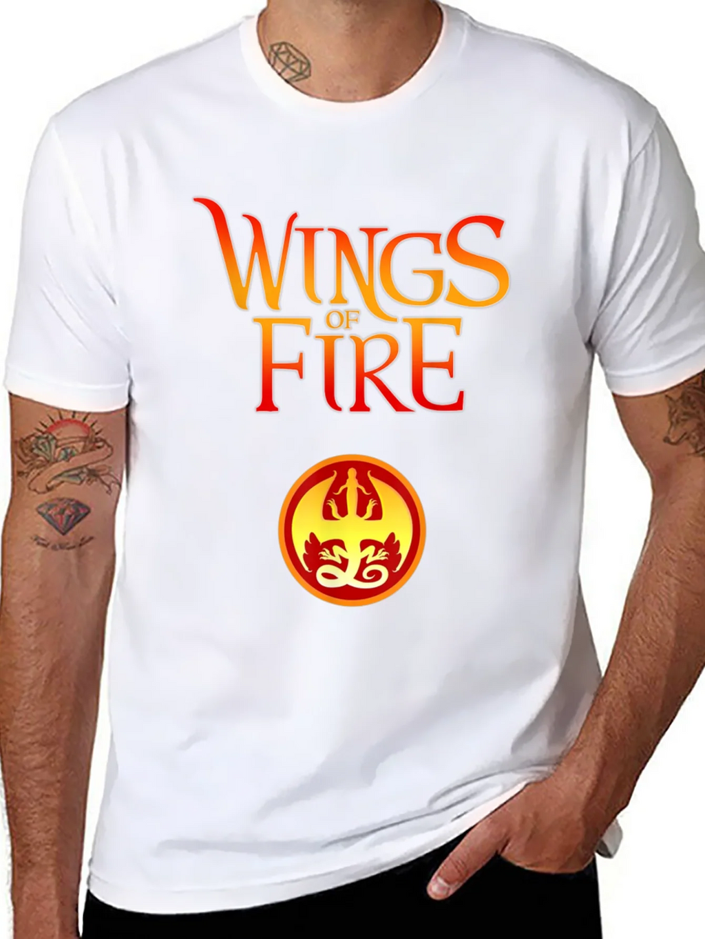 Wings of Fire Graphic Tee - Black product image 10