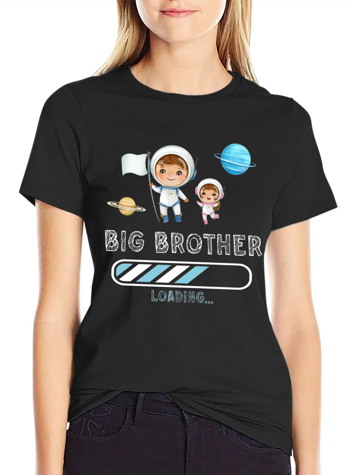 Big Brother Loading T-Shirt - Astronaut Design product image 4