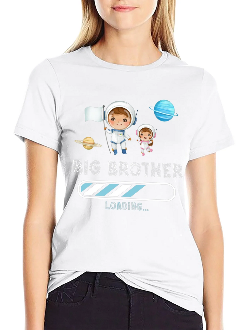 Big Brother Loading T-Shirt - Astronaut Design product image 9