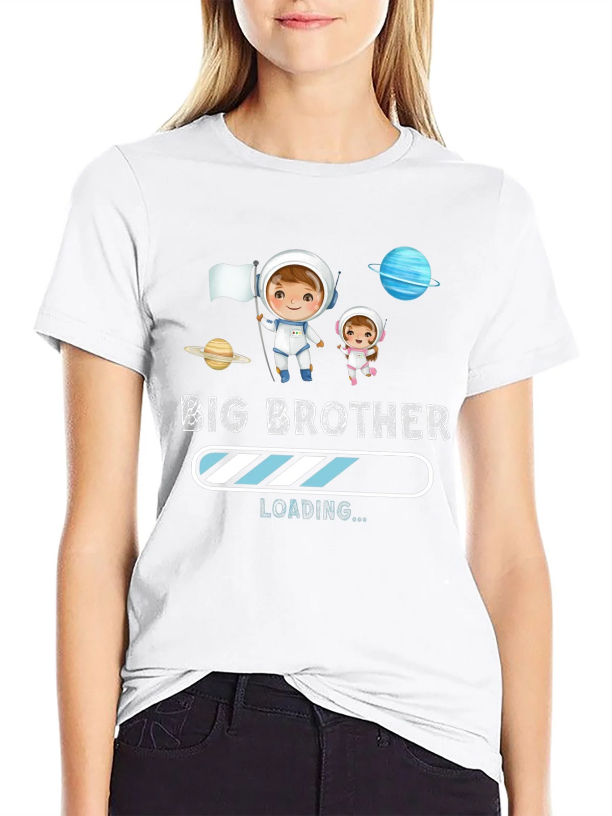 Big Brother Loading T-Shirt - Astronaut Design product image 9