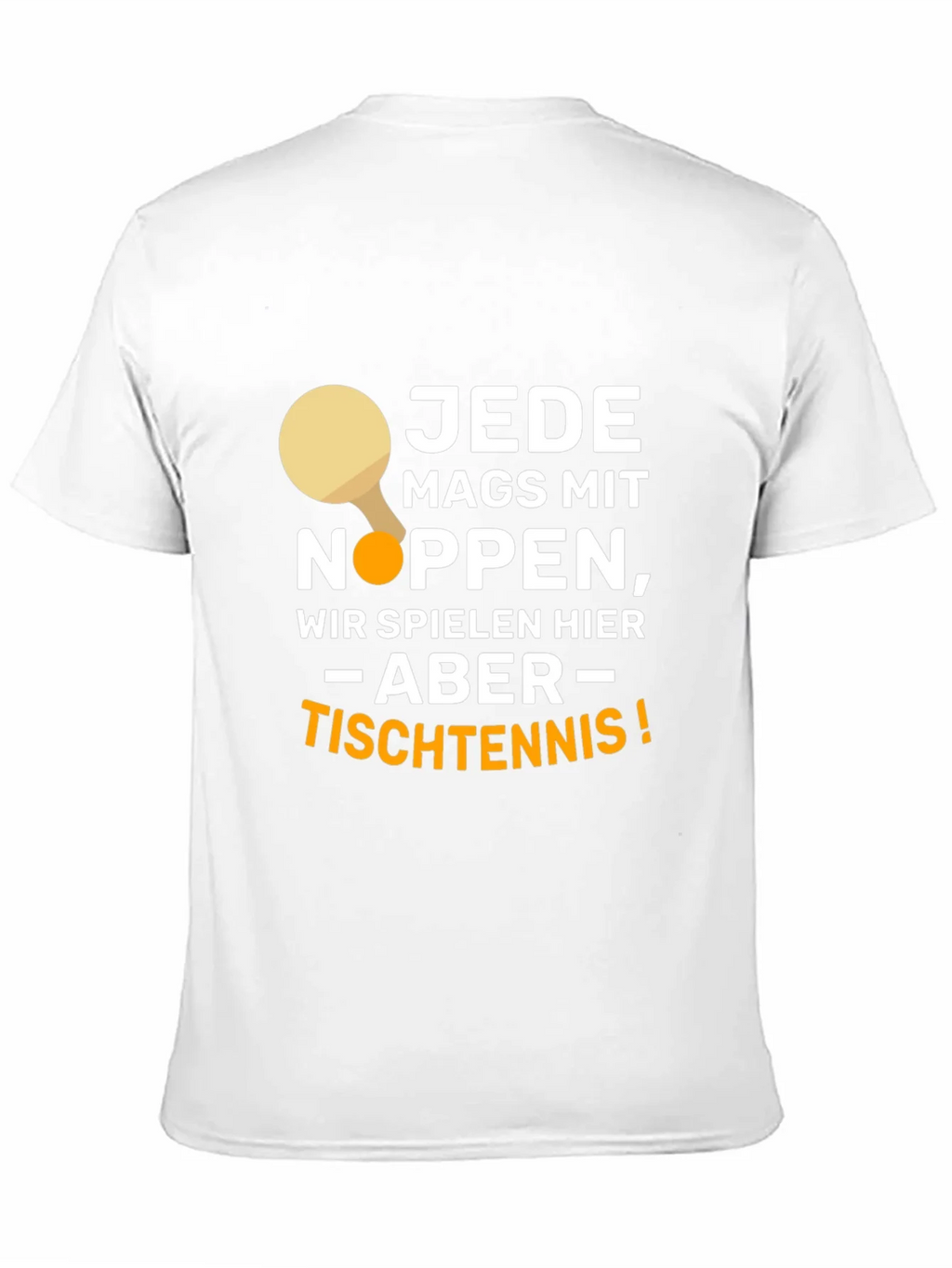 Funny Table Tennis Player Black T-Shirt product image 2