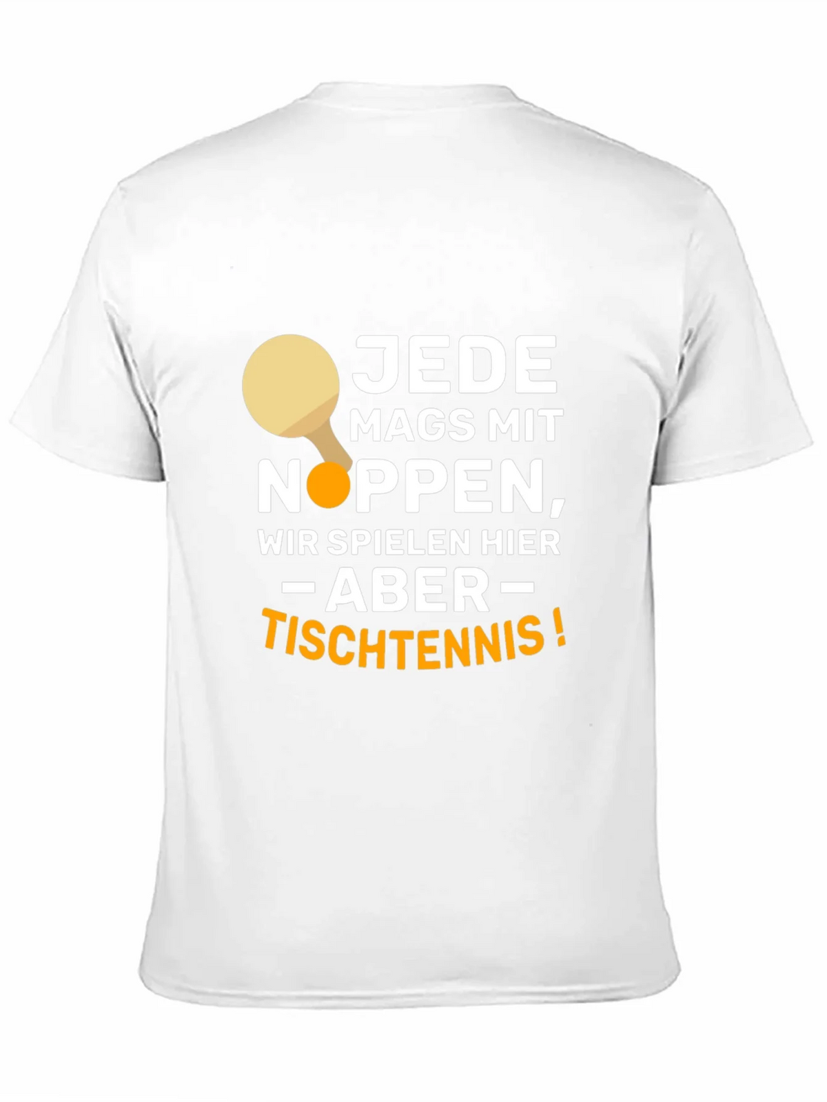 Funny Table Tennis Player Black T-Shirt product image 2