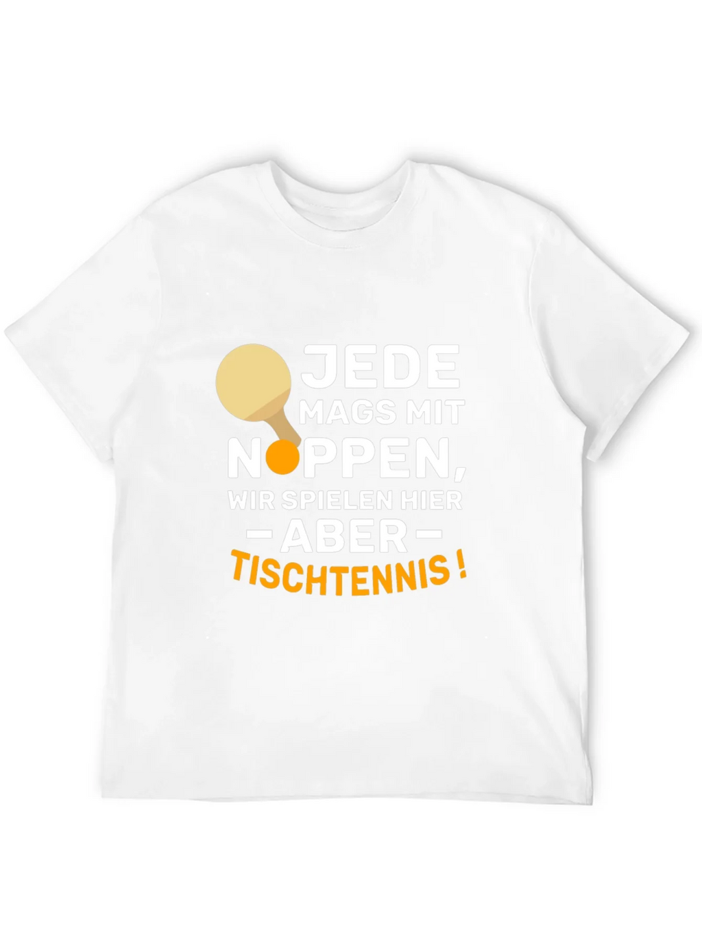 Funny Table Tennis Player Black T-Shirt product image 3