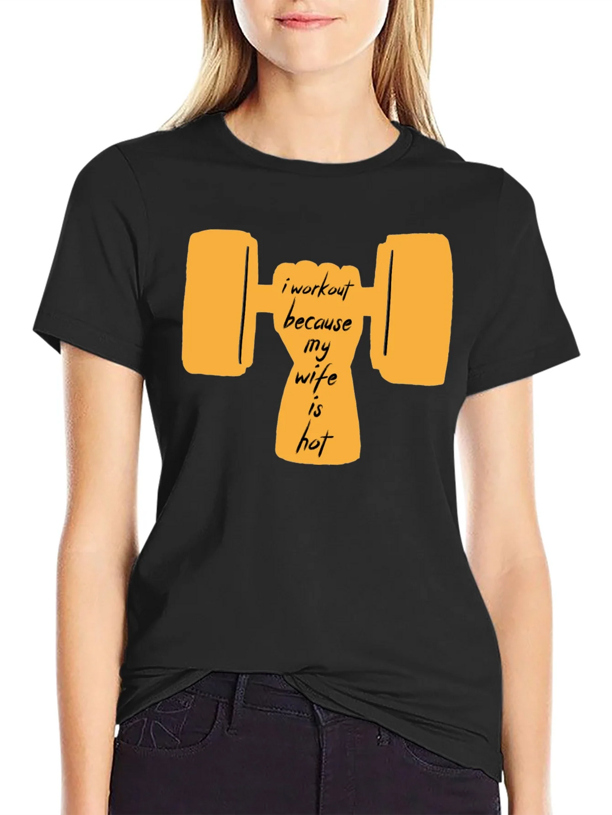 Workout Wife Humor Graphic Tee product image 5