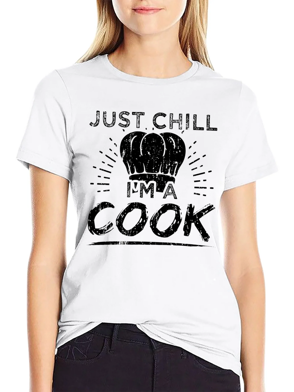 Just Chill Im A Cook T-Shirt - Black Chef Tee product image 10