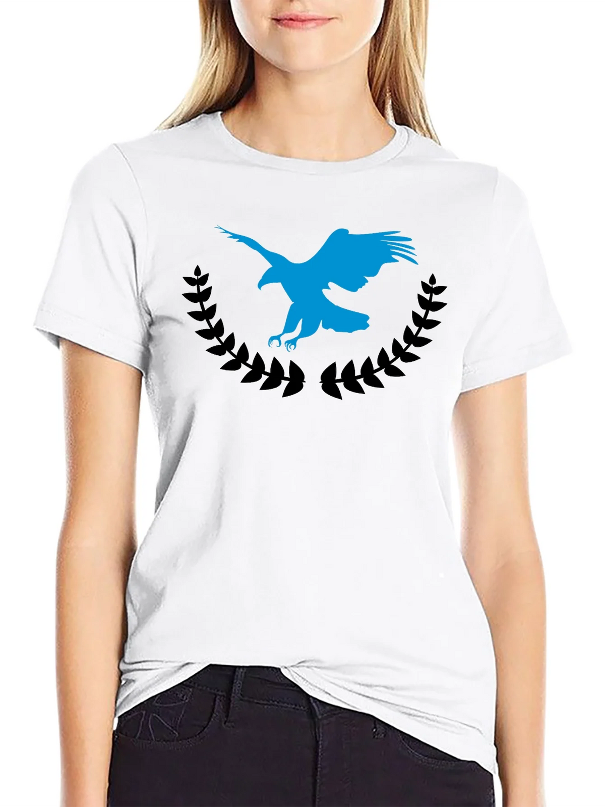 Eagle Crest Graphic Tee - Soft Black Cotton Blend product image 11