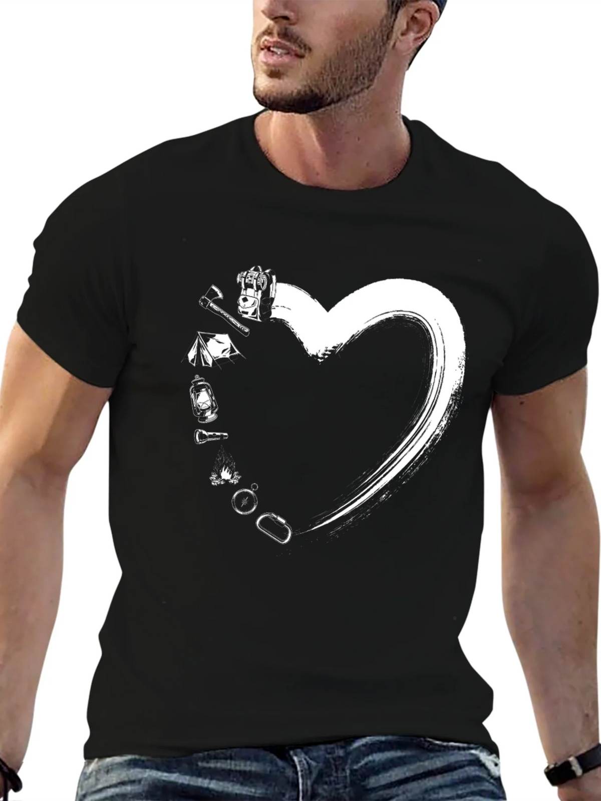 Camping Heart Graphic Tee product image 6