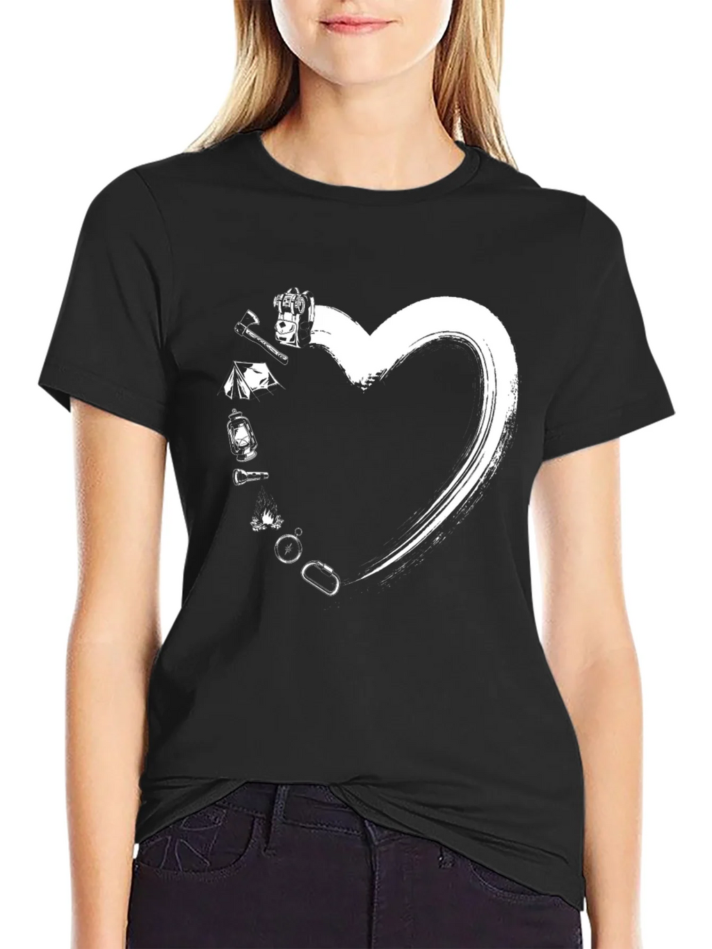 Camping Heart Graphic Tee product image 3