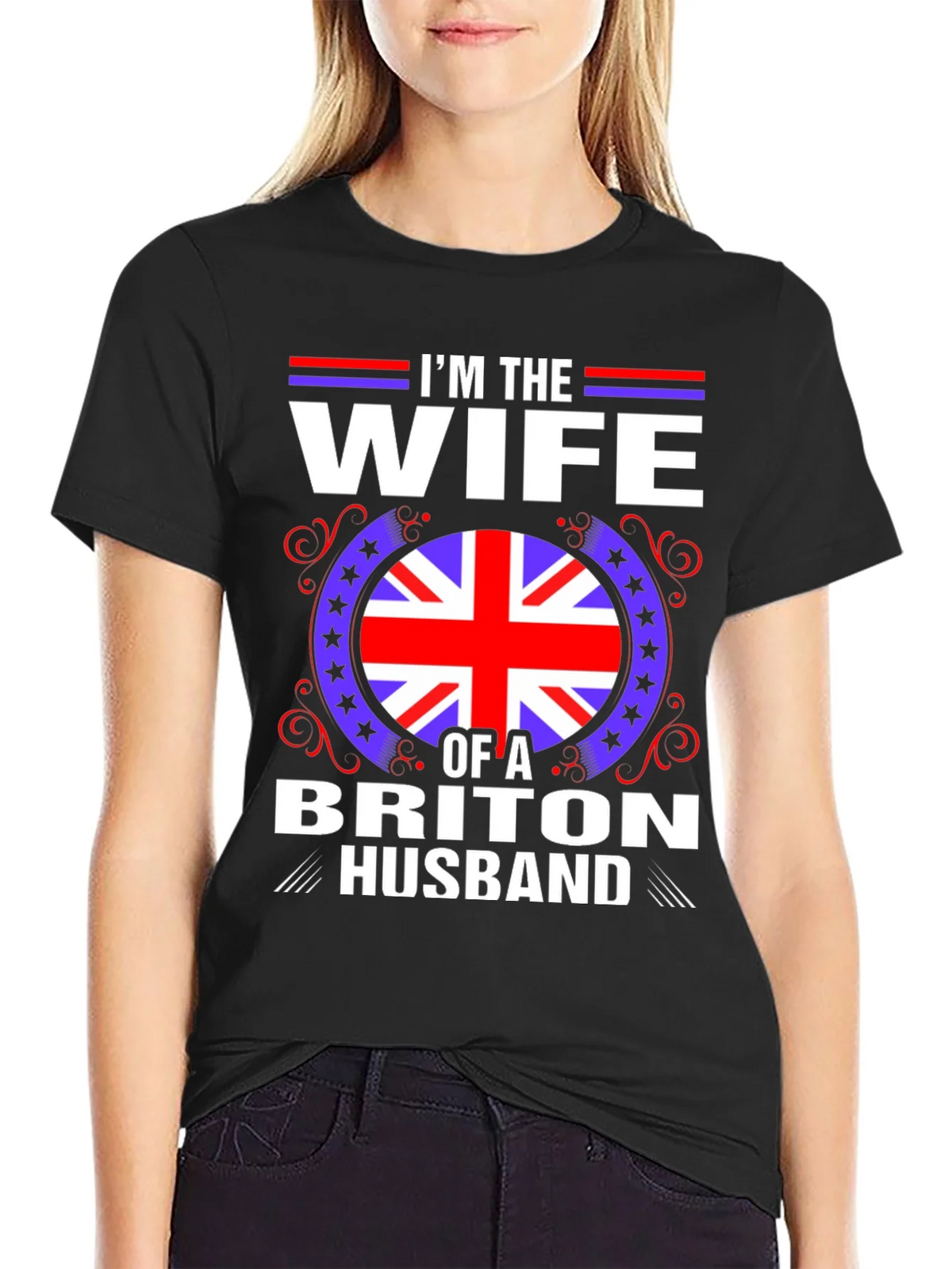 Wife of a Briton Husband T-Shirt product image 5