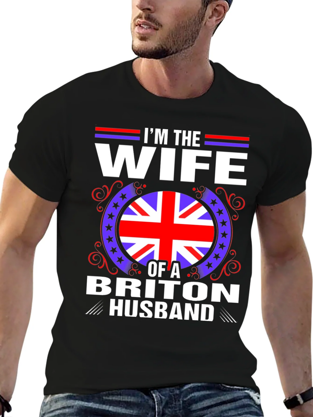 Wife of a Briton Husband T-Shirt product image 9