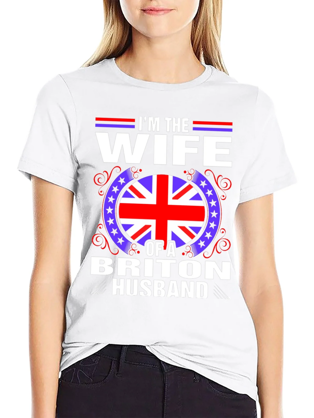 Wife of a Briton Husband T-Shirt product image 11