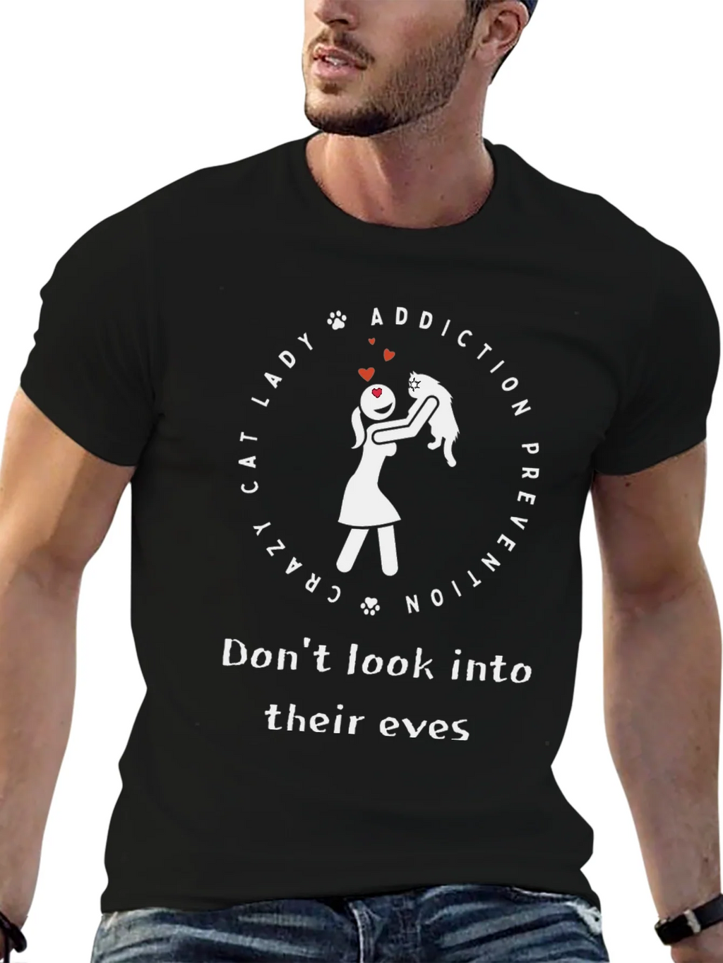 Crazy Cat Lady T-Shirt - Addiction Prevention product image 9