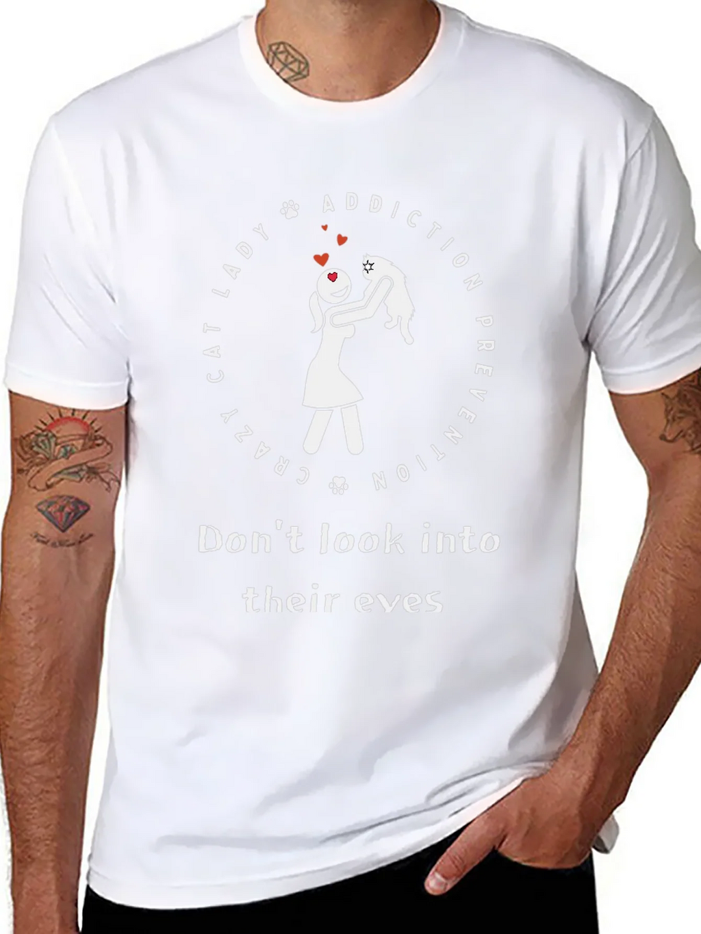 Crazy Cat Lady T-Shirt - Addiction Prevention product image 10