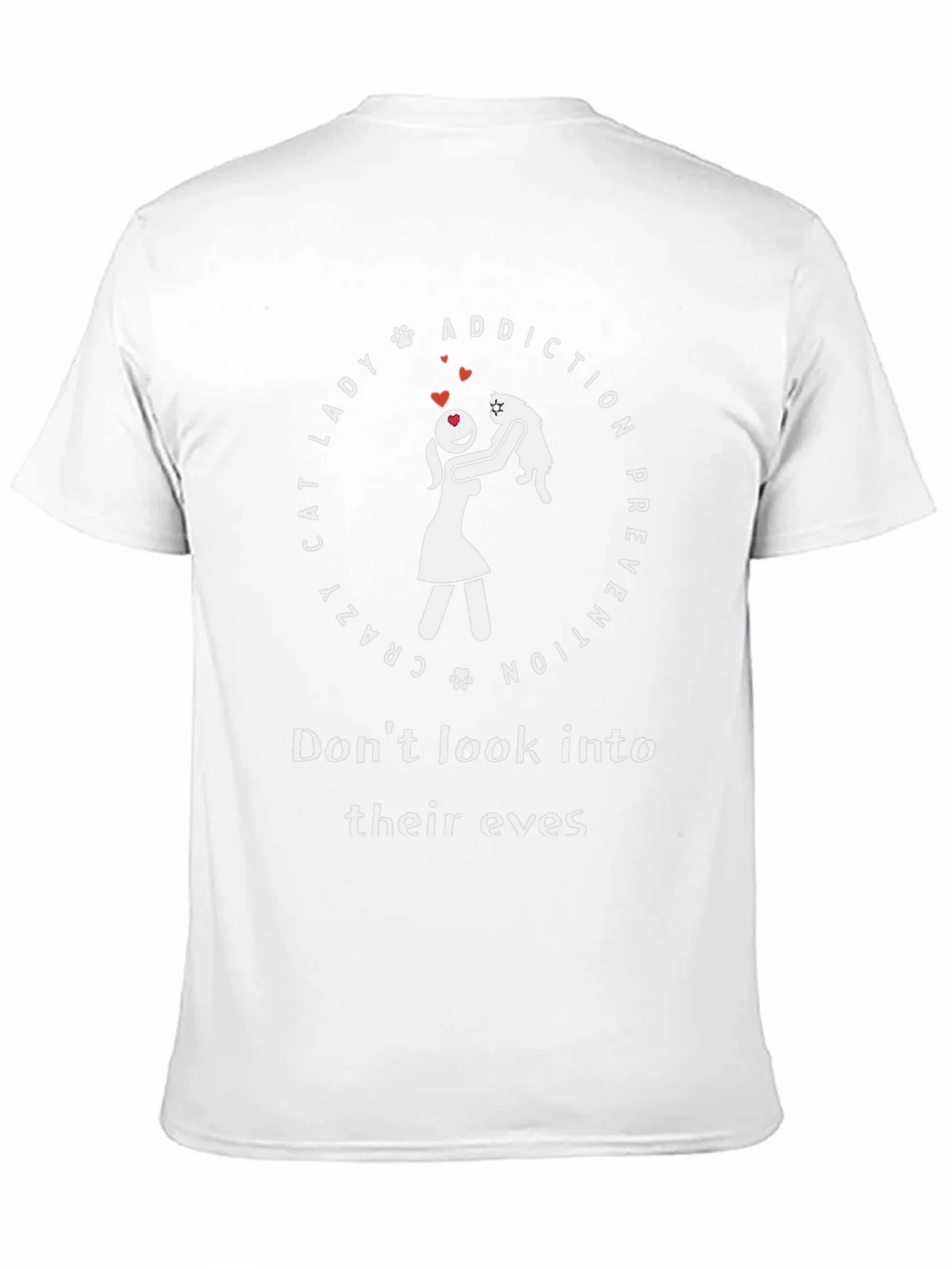 Crazy Cat Lady T-Shirt - Addiction Prevention product image 2