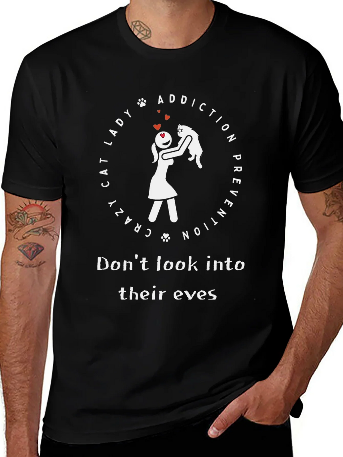 Crazy Cat Lady T-Shirt - Addiction Prevention product image 1