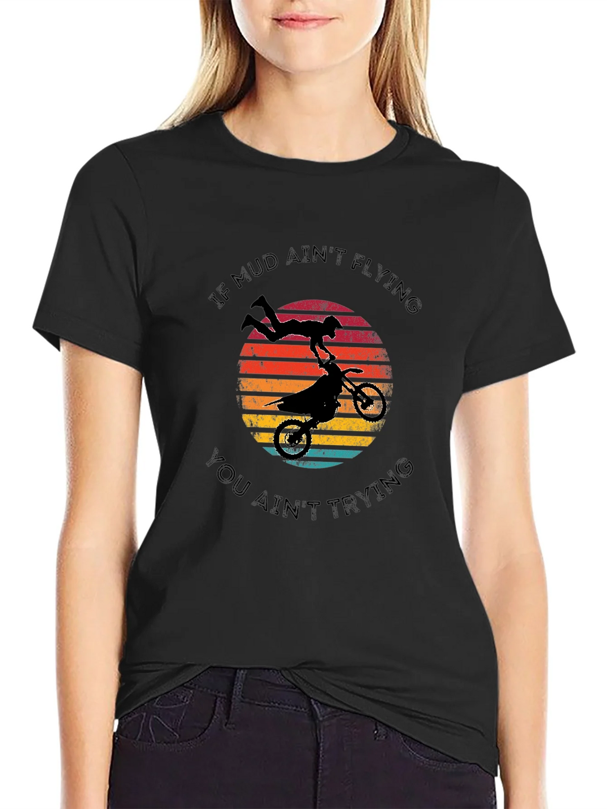 Mud Aint Flying T-Shirt - Motocross Style product image 5