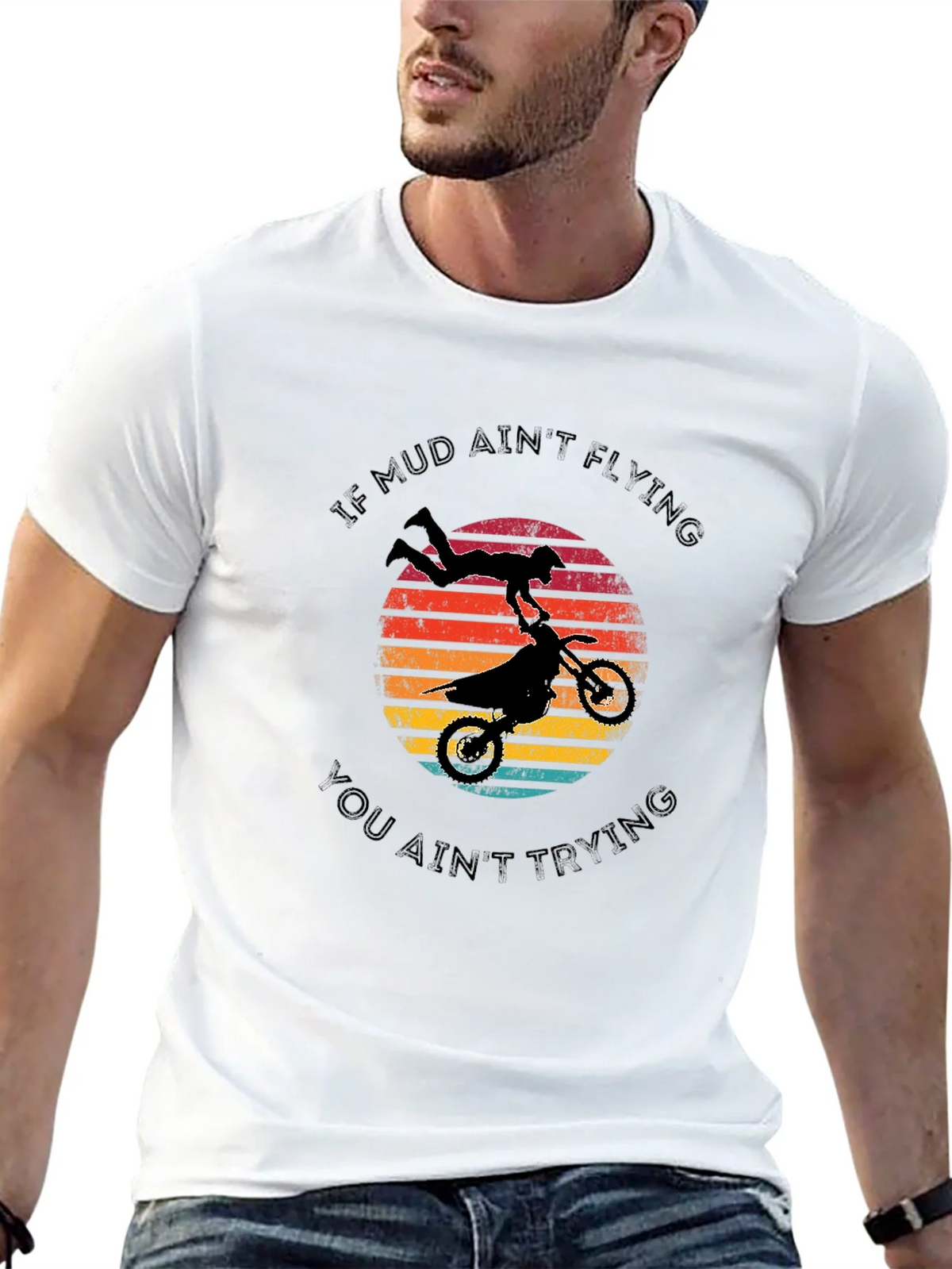 Mud Aint Flying T-Shirt - Motocross Style product image 4
