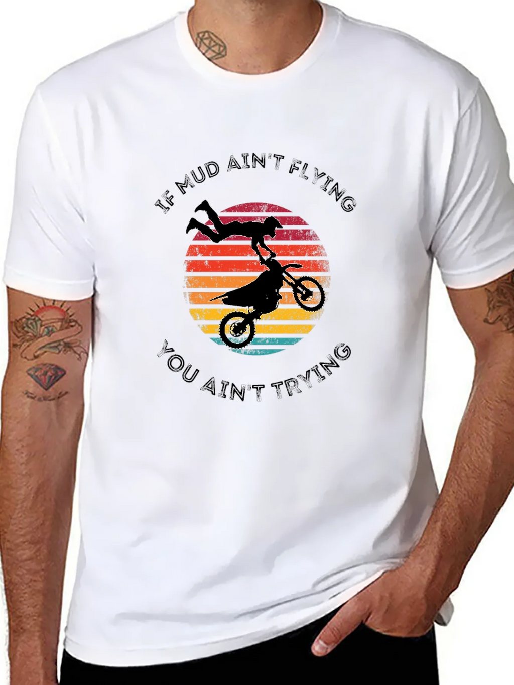 Mud Aint Flying T-Shirt - Motocross Style product image 10