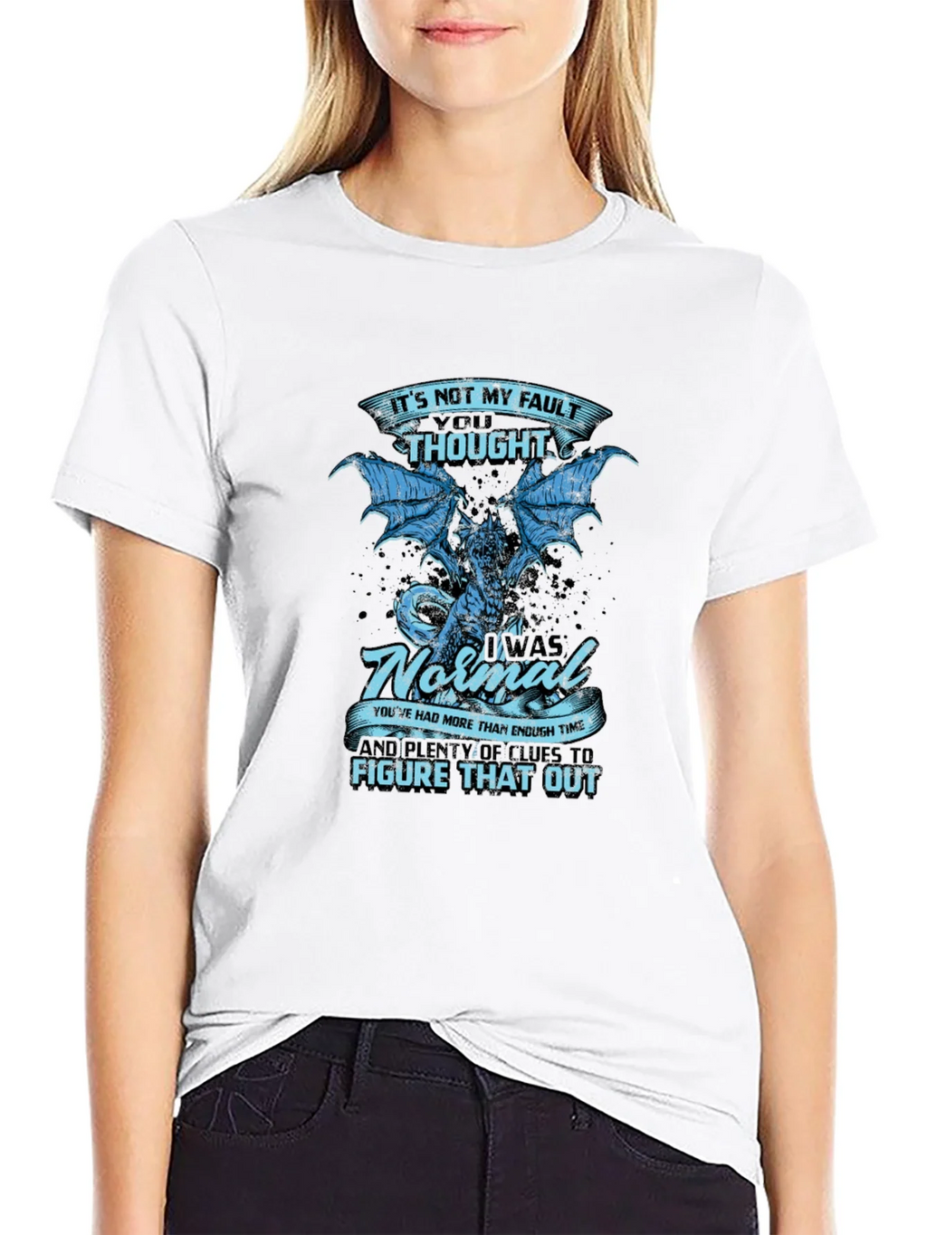 Its Not My Fault Dragon Graphic Tee product image 11