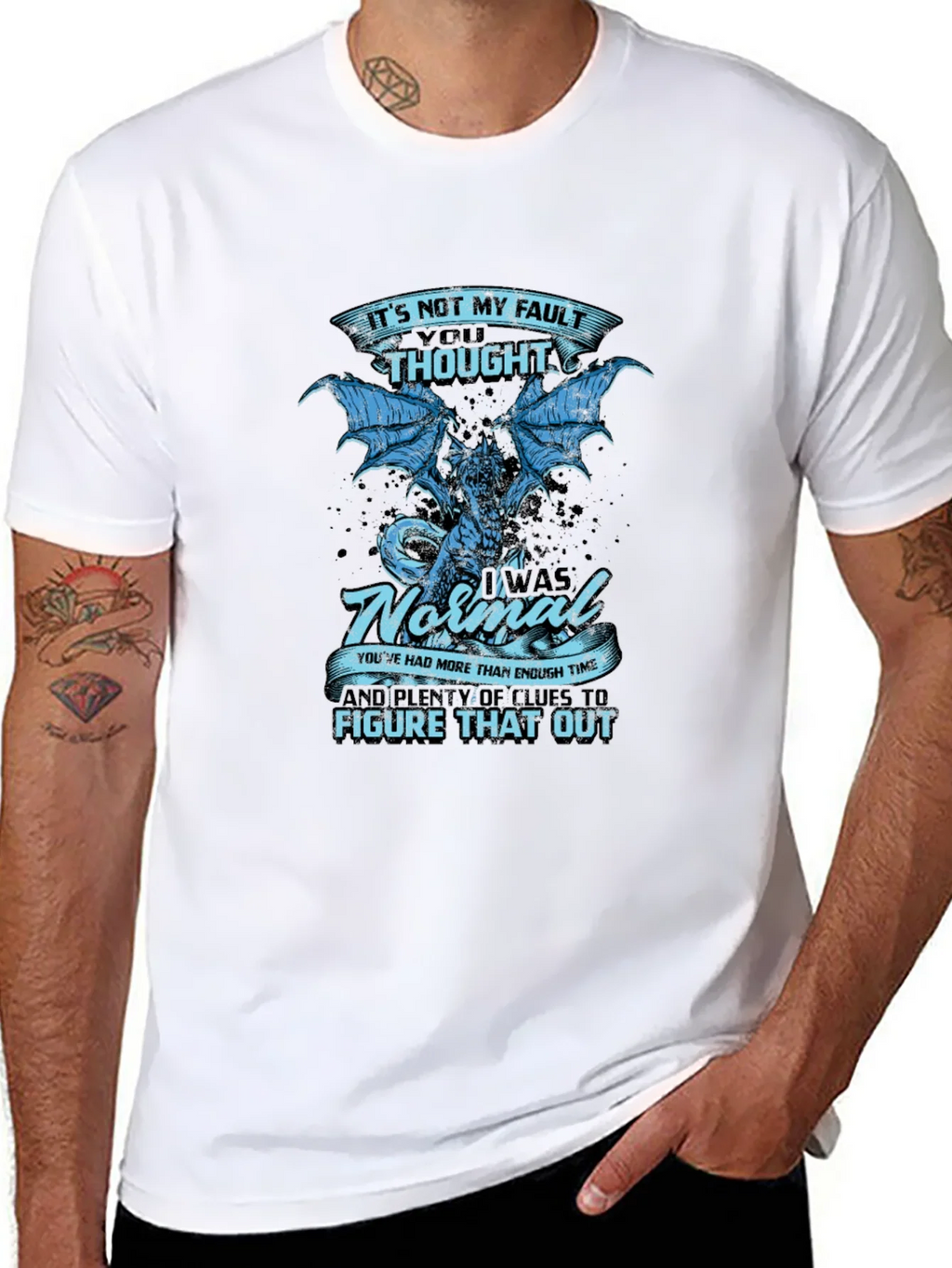 Its Not My Fault Dragon Graphic Tee product image 10