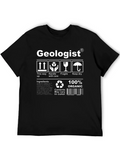Geologist Organic Cotton T-Shirt - Funny Science Tee product image 1
