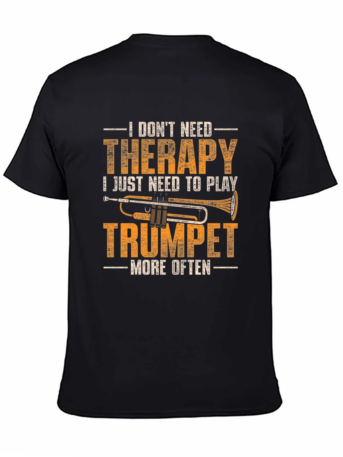 Trumpet Therapy T-Shirt - Musicians Humor Tee product image 7