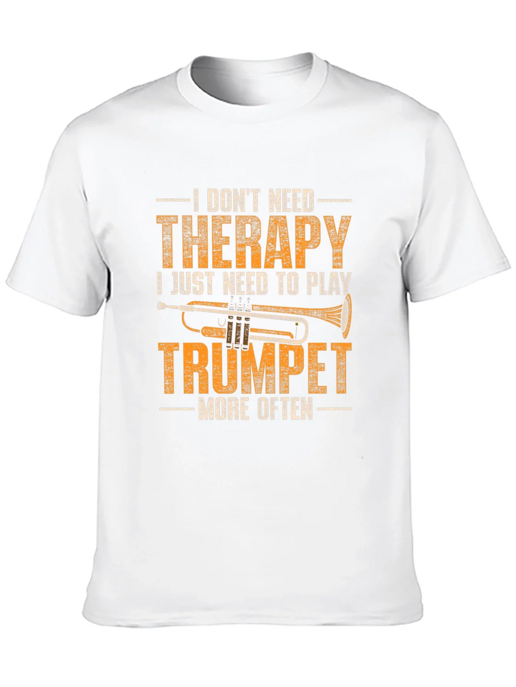 Trumpet Therapy T-Shirt - Musicians Humor Tee product image 12