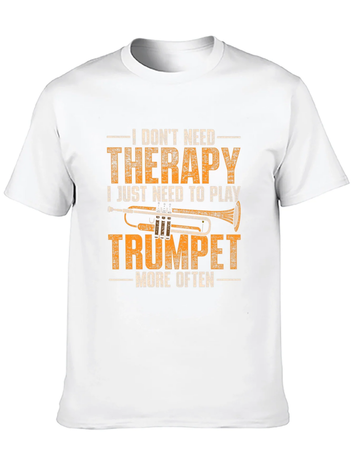 Trumpet Therapy T-Shirt - Musicians Humor Tee product image 12