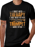 Trumpet Therapy T-Shirt - Musicians Humor Tee product image 1