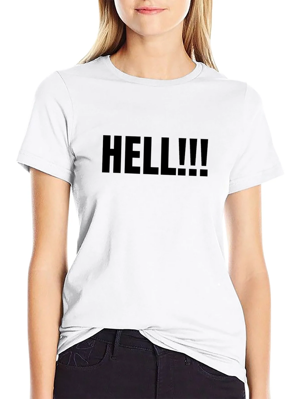 HELL!!! Graphic T-Shirt - Bold Statement Tee product image 1