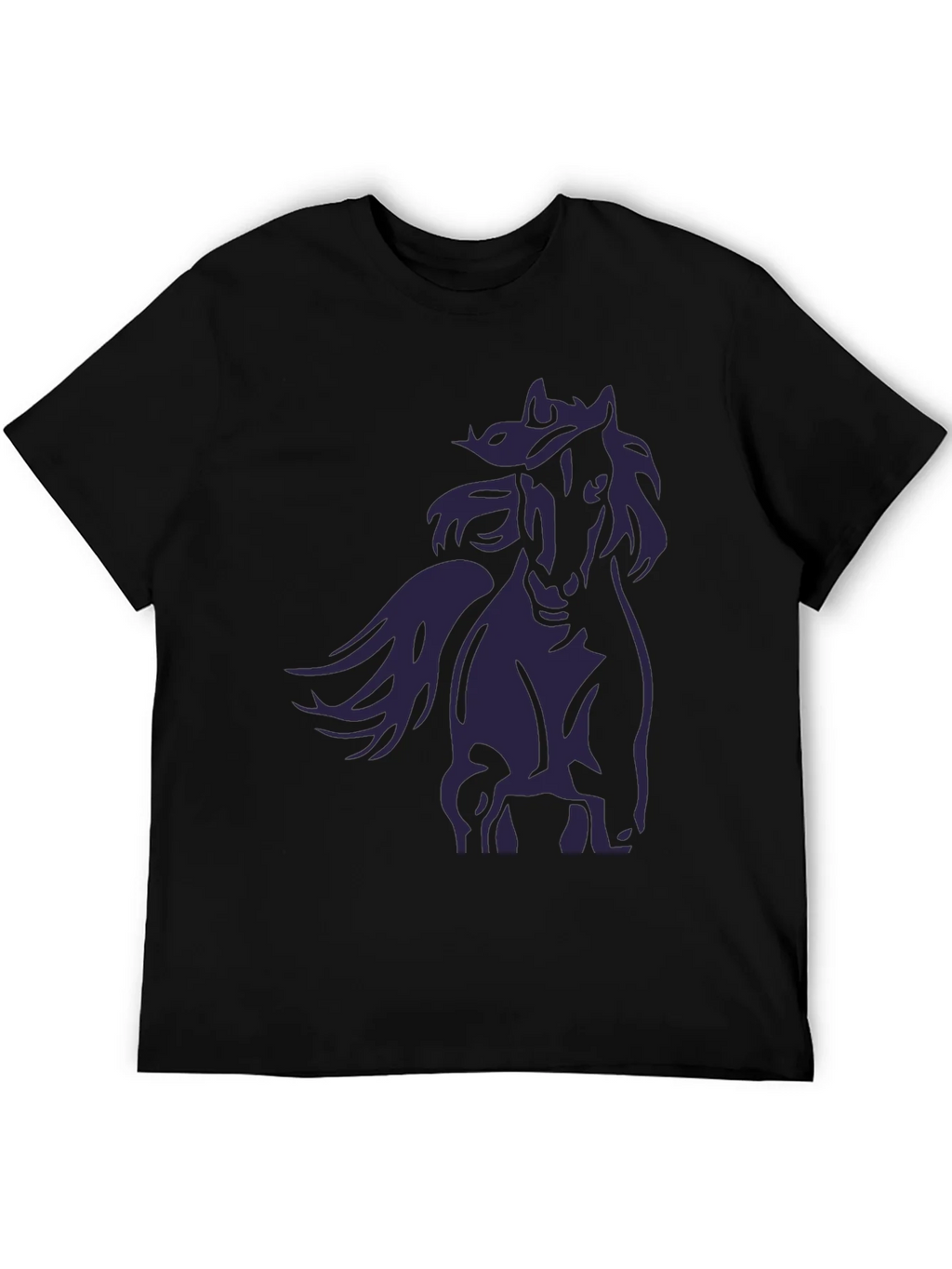 Black Horse Graphic T-Shirt - Stylish Mens Tee product image 8