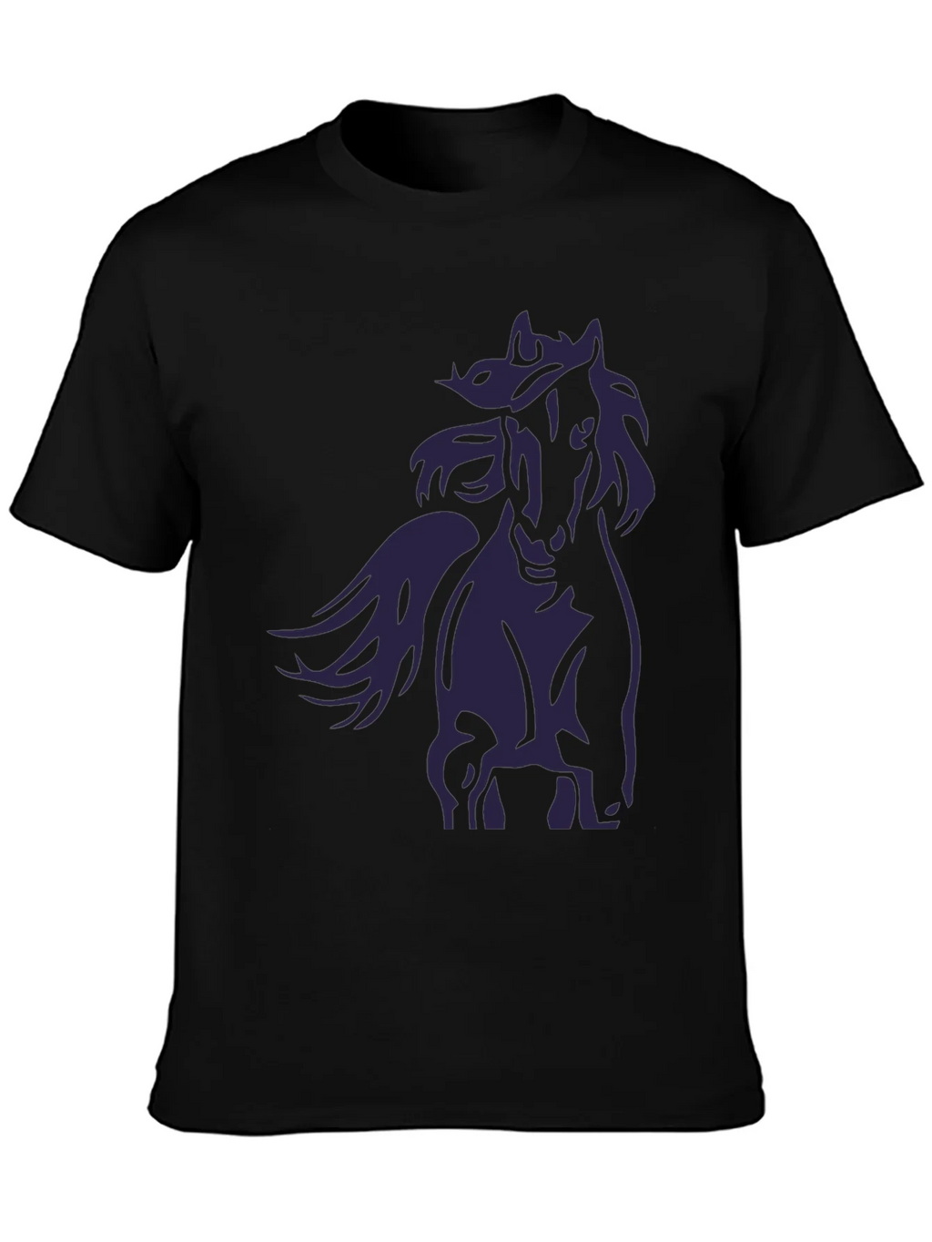 Black Horse Graphic T-Shirt - Stylish Mens Tee product image 6