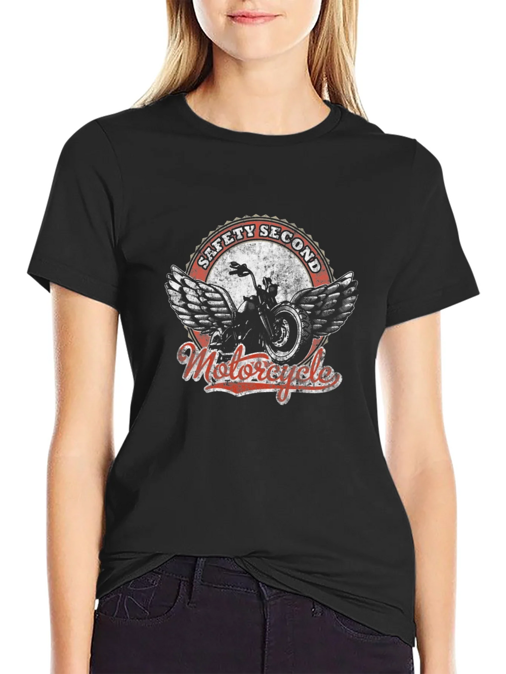 Safety Second Motorcycle Graphic T-Shirt product image 5