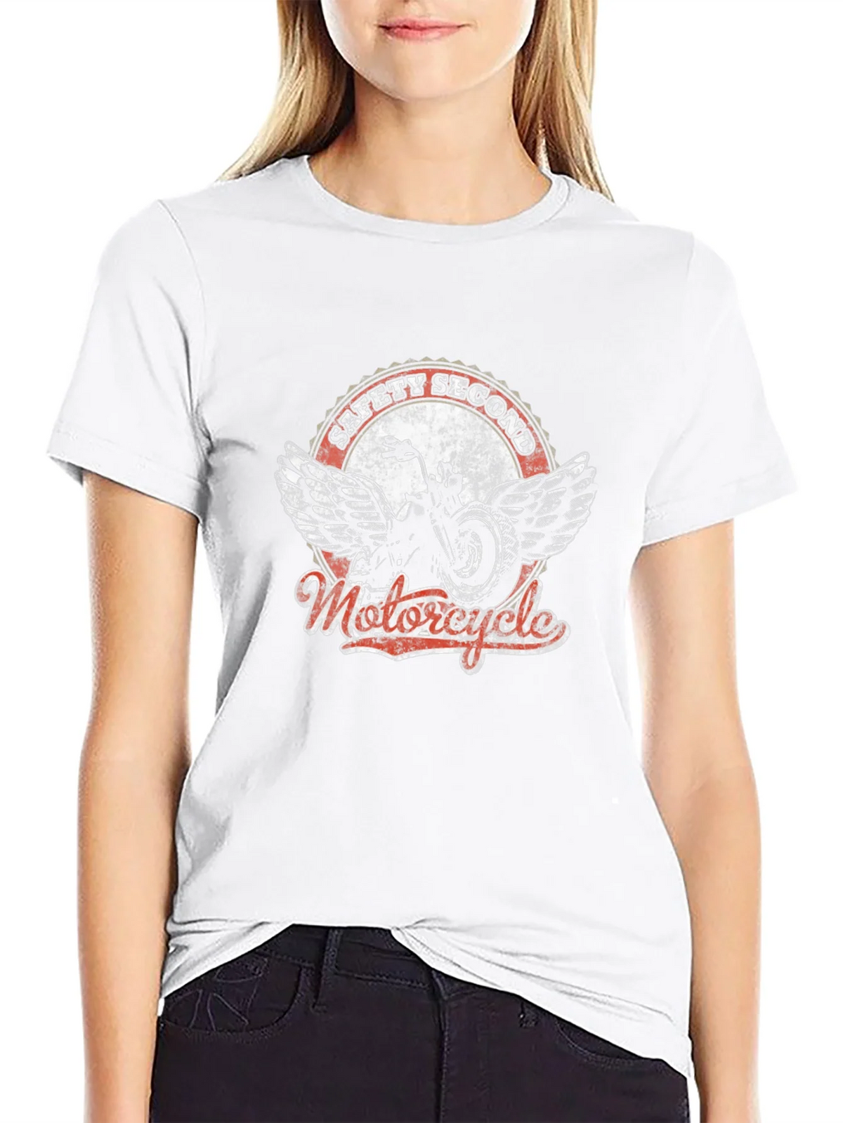 Safety Second Motorcycle Graphic T-Shirt product image 11