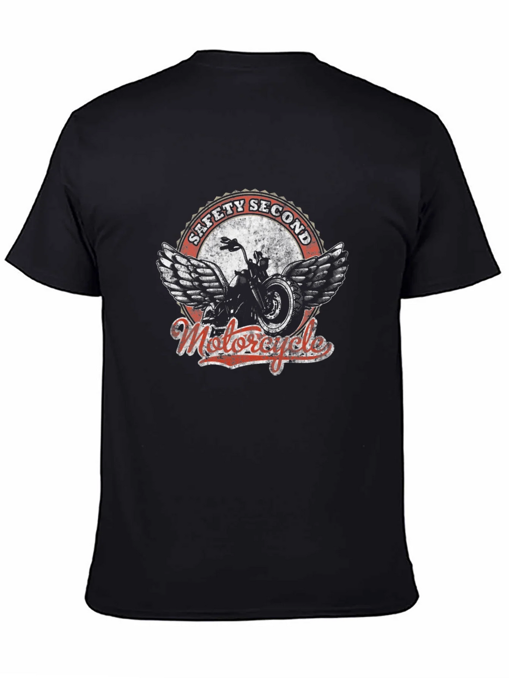 Safety Second Motorcycle Graphic T-Shirt product image 7