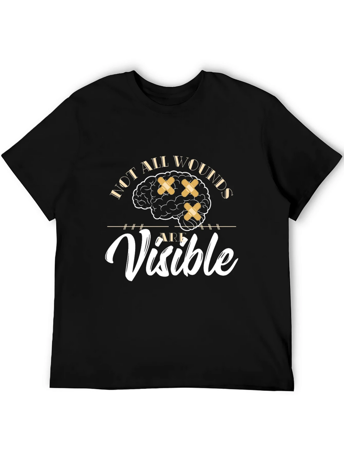 Mental Health Awareness Graphic Tee - Not All Wounds Visible product image 8