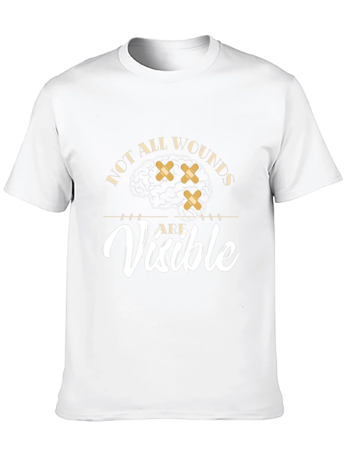 Mental Health Awareness Graphic Tee - Not All Wounds Visible product image 12