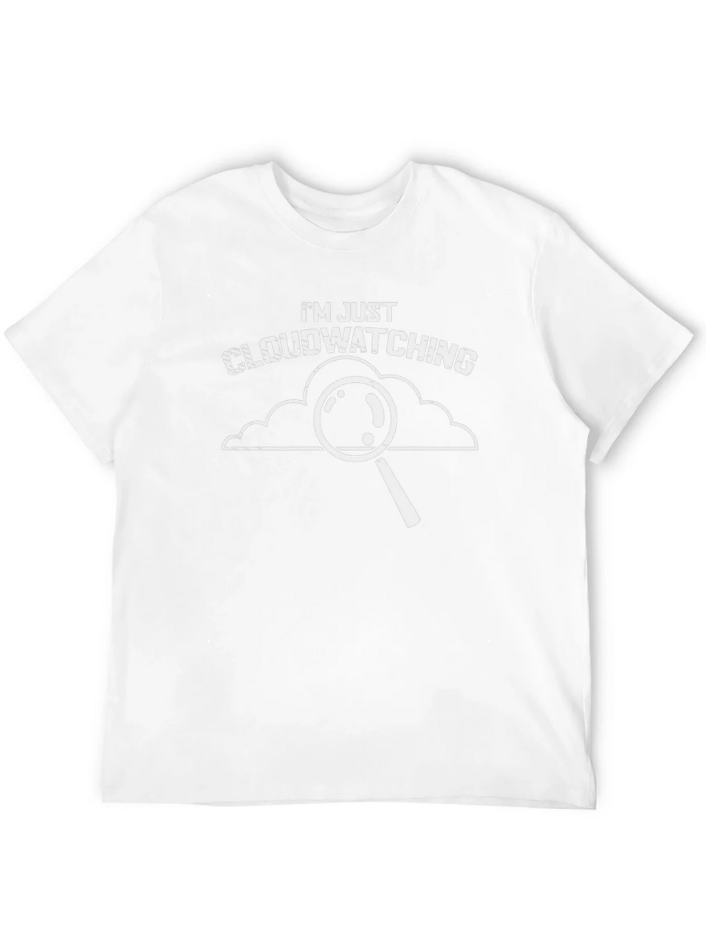 Cloudwatching Graphic T-Shirt - Funny Weather Observer Tee product image 3