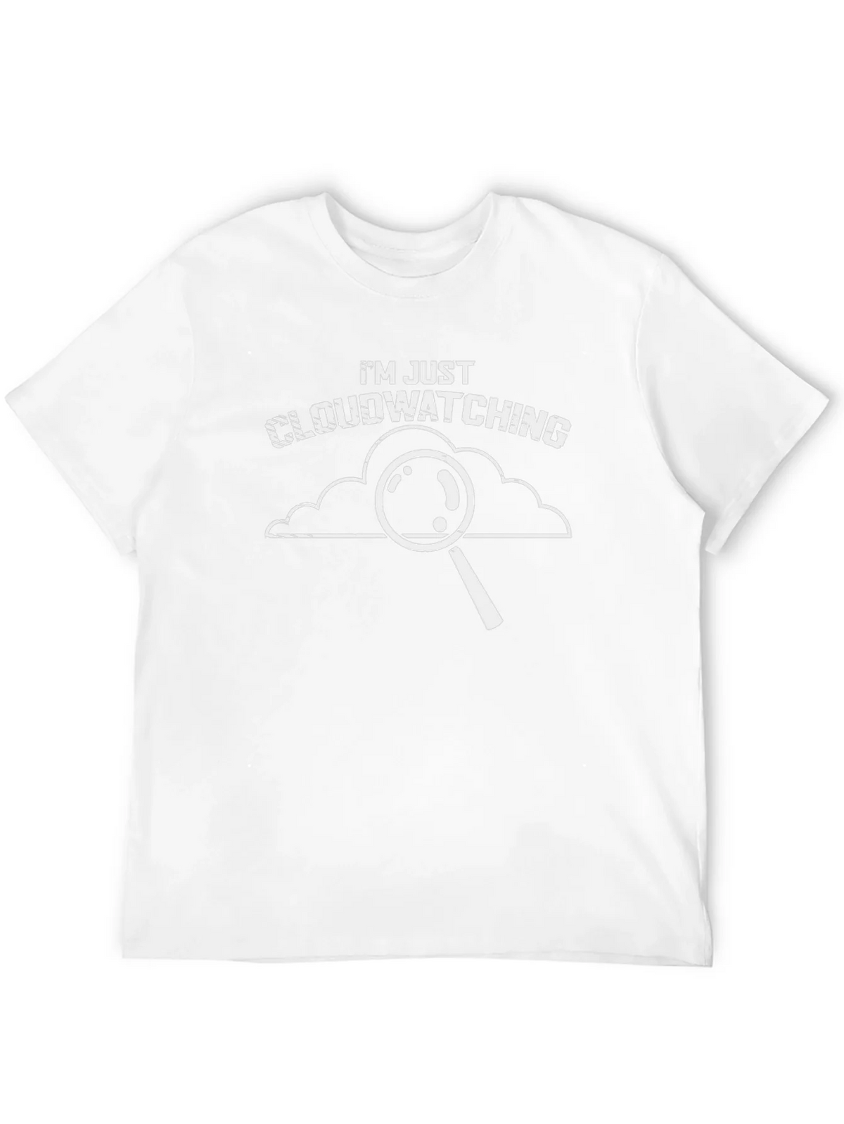 Cloudwatching Graphic T-Shirt - Funny Weather Observer Tee product image 3